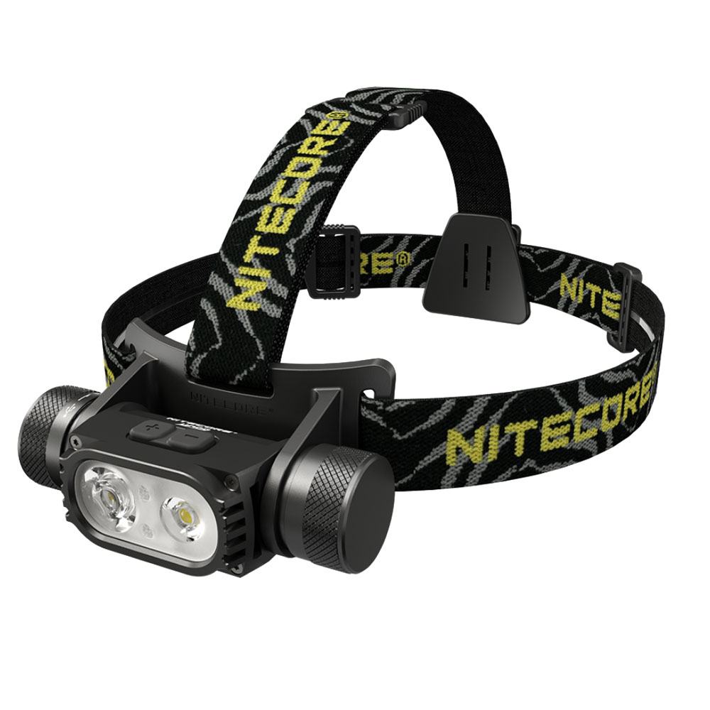 Nitecore HC68 USB-C Charging Headlamp - 2000 lumen adjustable focus headlamp with spotlight, floodlight, and red light. Waterproof, durable, and ideal for outdoor activities.
